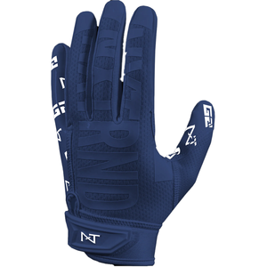 Gants de football américain 7v7 à doigts complets pour receveur, en néoprène et gel de silicone, haute qualité, personnalisables, durables, antidérapants, avec fermeture auto-agrippante - Product Image 2