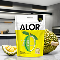 100% Durian Gevriesdroogd Fruit Zoet Bevroren Gedroogd Durian Fruit Fd Droogproces