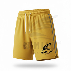 Breathable High Quality <b>Elastic</b> Waist Solid Men Shorts Lightweight Quick Dry Wholesale Casual Wear - Product Image 4