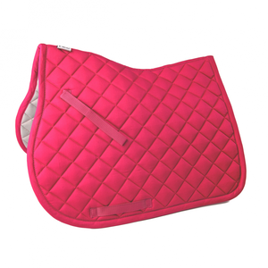 2026 Premium Mesh Lined Cotton Satin Horse Saddle Pad Custom Sports Dressage Jumping <b>Equestrian</b> Riding Pad OEM Factory - Product Image 2
