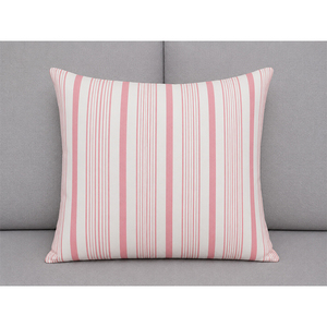 Funda de Cojín a Rayas de Lino y Algodón Teñido con Hilo Personalizado |   Funda Decorativa para Cojín de Sofá, Cama, Sala de Estar y Hotel - Product Image 1