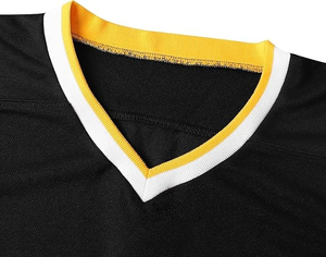 Maillot de hockey sur glace en polyester et coton de qualité supérieure, doux et confortable, vêtements de sport d'extérieur, logo personnalisé, maillot de hockey - Product Image 3