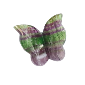 Natural Rainbow Fluorite 3D Butterfly Carving Handmade Feng Shui 1.5-2 Inch Polished <b>Crystal</b> Gemstone Decor Gift Wholesale - Product Image 3