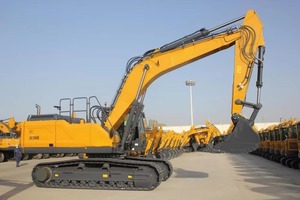 Excavatrice sur chenilles jaune d'occasion robuste de 3000 kg avec châssis renforcé et flèche à grande portée pour le défrichement intensif des chantiers - Product Image 5