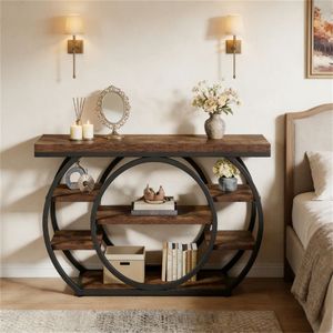 Consolle Principale con Tavolino da Divano e Espositore Decorativo - Elegante Arredamento per la Casa - Product Image 2