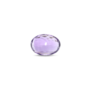 Loose Amethyst Gemstone 6.55 Carat Oval Cut for Fine Jewelry - Product Image 2
