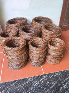 Natural Grapevine Ring from Vietnam Door Decor Base for Christmas Wedding <b>Flowers</b> Eucalyptus Pinecones and Rustic Crafts - Product Image 2
