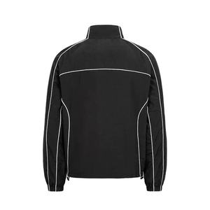 Custom OEM Nylon Lightweight Windbreaker Tracksuit Polyester Jogger Set 3M Reflective <b>Zip</b> <b>Up</b> <b>Jackets</b> And Nylon Track Pants Set - Product Image 3