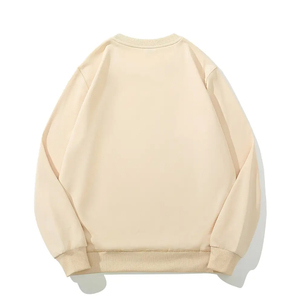 เสื้อสเวตเชิ้ตคอกลมผู้ชาย พรีเมียม ผ้าฝ้ายถักนิตติ้ง 100% ระบายอากาศได้ดี เป็นมิตรกับสิ่งแวดล้อม ลายพิมพ์นูนด้านหน้า - Product Image 1