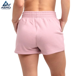 Pantalones Cortos Deportivos para Mujer, Color Morado Claro, Buena Calidad, Servicio OEM, Nuevo, Diseño Único y Cómodo para Uso en Exteriores - Product Image 3