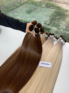 Cabello Humano Natural Virgen Vietnamita 100% Real, de Alta Calidad, a Granel, Color Castaño Crudo, Precio de Fábrica - Product Image 3
