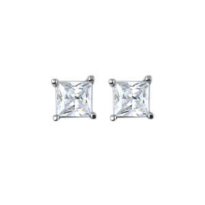 womens 925 <b>sterling</b> <b>silver</b> <b>stud</b> earrings high carbon diamond luxury fine jewelry lightweight everyday wear special occasion - Product Image 1