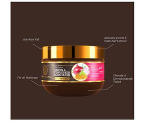 มาส์กผมกะเทียมและเมล็ดฟีนูกรีก คาดี เนเชอรัล พาวเวอร์ โบทานิคส์ 200 กรัม ช่วยบำรุง ฟื้นฟู และเสริมสร้างความแข็งแรงให้เส้นผมอย่างเป็นธรรมชาติ - Product Image 3