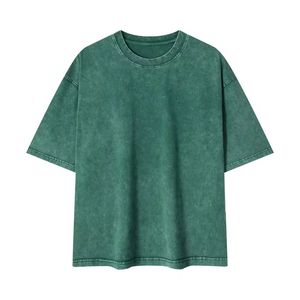 Camiseta sin mangas de algodón grueso para hombre, estilo hip hop, transpirable, de secado rápido, con lavado ácido, para verano - Product Image 1