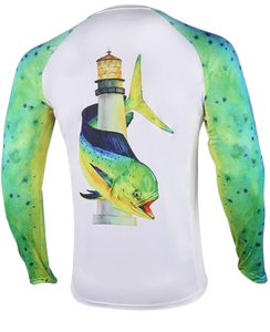 Camiseta de Pesca de Manga Larga para Hombre con Bolsillo, Protección Solar UPF 50+, Secado Rápido, Transpirable, Personalizable OEM ODM - Product Image 3