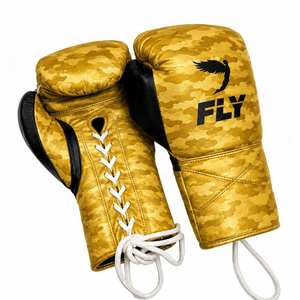 Top Selling Custom Made Fly Boxing <b>Gloves</b> Lace Up Non Slip Closure Muay Thai Sanda <b>Gloves</b> Adult For Martial Arts Oem Lightweight - Product Image 1