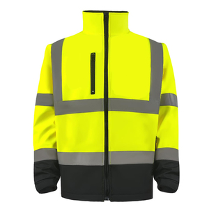 High Visibility <b>Waterproof</b> Breathable Comfortable CE Certified <b>Working</b> Jacket for Men Factory Made New Arrival with Custom Logo - Product Image 1