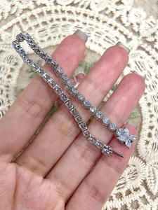 Butterfly Tennis <b>Bracelet</b> Diamond Jewelry White Gold Finish Luxury Elegant <b>Bracelet</b> For Women Fashion Gift Jewelry - Product Image 1