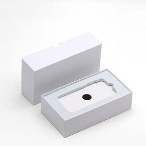 Factory Wholesale High Quality Blank White Cardboard <b>Box</b>, Luxury Mobile Phone Packaging <b>Box</b> for Retail Sale - Product Image 1