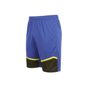 Conjunto Deportivo para Hombre EKIN IMPEX, Camiseta con Bloques de Color Azul, Negro y Amarillo, Secado Rápido, Poliéster y Elastano, Cuello Redondo, Ropa Deportiva de Verano - Product Image 6