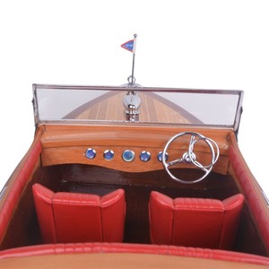 B033 - Chris Craft L80 Runabout Ecológico, Modelo Náutico de Madera de Cedro Pintado a Mano, Origen Vietnam, Tema Deportivo, OMH - Product Image 3