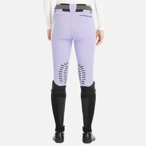 Collants d'équitation personnalisés pour femmes, avec panneau en maille et assise en silicone, leggings de performance en spandex, design sur mesure - Product Image 2