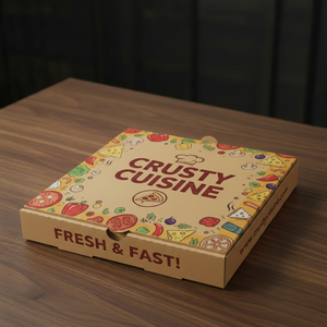 Custom Printing Personalized <b>Pizza</b> <b>Box</b> for <b>Pizza</b> Shop Packaging Corrugated Food <b>Box</b> for Delivery Service - Product Image 1