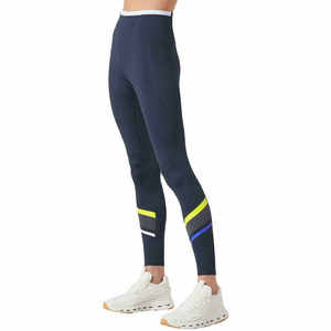Leggings de Cintura Alta para Mujer, con Franja Lateral en Contraste, Sin Costuras, Elásticos, para Yoga, Ejercicio y Deportes - Product Image 3
