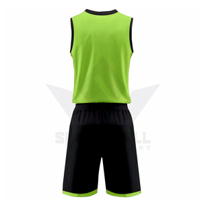 Conjunto de Camiseta de Baloncesto SPARKWELL, Sin Mangas, Cuello en V, Absorbe la Humedad, 100% Poliéster, Diseño a Rayas, Ropa Deportiva Unisex para Adultos - Product Image 2