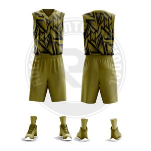 Conjunto de Uniforme de Baloncesto de Nivel Club, Tela de Poliéster, Duradero, Ligero y Cómodo, Diseñado para Prácticas y Partidos - Product Image 6