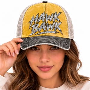 Gorra Trucker Unisex de Malla con Bordado Frontal, Ajustable, de Seis Paneles, Casual, de Dos Tonos, para Primavera - Product Image 1