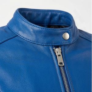 Blouson de moto en cuir de vachette premium, équipement de protection pour motard, vêtement de tourisme, vêtement de sécurité, couleur personnalisable - Product Image 4
