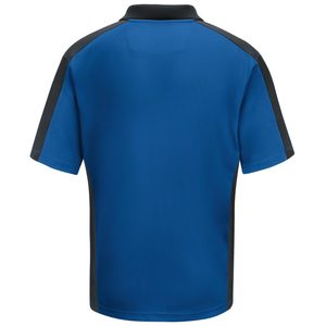 Chemise à manches courtes pour homme, rouge, unie, tricotée, respirante, séchage rapide, style décontracté, coupe classique, 100% polyester - Product Image 5