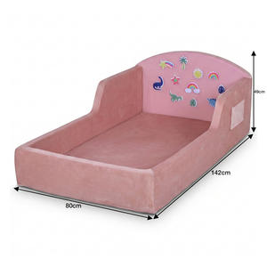 Cama Infantil de Espuma Completa, Cama para Niños Pequeños de Alta Densidad con Adhesivos Interactivos Ecológicos para Muebles de Dormitorio - Product Image 6