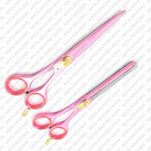 Professional Hairdressing Scissors <b>Set</b> 2 PCS <b>Barber</b> Salon Hair Cutting Shears Stainless Steel Salon Scissors Surgical Instrument - Product Image 4