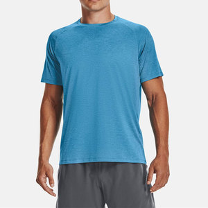 Camiseta de Manga Corta para Hombre, Estilo Urbano, Secado Rápido, 100% Algodón, Logotipo Frontal con Serigrafía, MOQ Bajo, Directo de Fábrica - Product Image 3