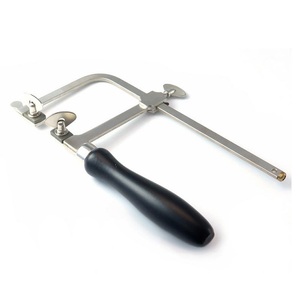 Herramientas de corte para joyería: Sierra de arco ajustable sin tornillo de tensión con mango negro para fabricación de joyas y kit de carpintería - Product Image 2