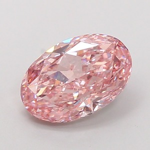 Diamant CVD rose intense fantaisie de 2,01 carats, de forme ovale modifiée, de luxe, cultivé en laboratoire, clarté VS2, polissage excellent, diamant non monté - Product Image 1