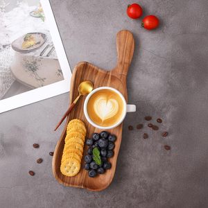High Quality Acacia Wood Wooden Cheese Board <b>Tray</b> Serving <b>Tray</b> for Food Steak Pasta <b>Snacks</b> Rustic Serving <b>Tray</b> Wholesale Kitchen - Product Image 6
