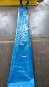 Bâche en HDPE bleue + argentée 4m x 5m 220 GSM - Product Image 2