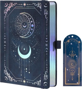 Cuaderno de tapa dura A5 con rayas para escribir, diario vintage con marcapáginas, para el trabajo, la escuela y tomar notas - Product Image 5