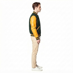 เสื้อแจ็คเก็ต Letterman แบบกำหนดเอง สไตล์กรีก สำหรับผลิตภัณฑ์ของชมรมนักเรียนหญิง เสื้อแจ็คเก็ตสไตล์ Varsity สำหรับทีมมหาวิทยาลัย ชุดลำลอง - Product Image 3