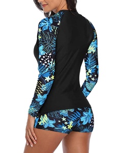 <b>Top</b> Seller <b>Women's</b> Pullover Rash Guard Customized Design Full-Sleeve <b>Compression</b> Shirt Breathable High-quality 220g Sublimation - Product Image 3