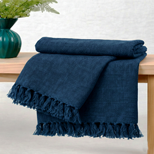 Manta de Algodón Suave y Sólida, Hecha a Mano, Ligera y Transpirable, para Sofá o Cama, Decoración del Hogar, Manta de Verano - Product Image 4