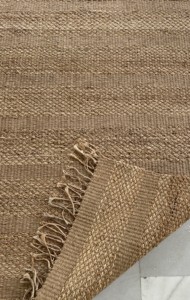 พรมดูร์รีทำมือจากอินเดีย 100% ผลิตจากปอกระเจา สำหรับใช้ภายในบ้าน ทอแบบเรียบ เหมาะสำหรับใช้ในบ้านและในร่ม - Product Image 2