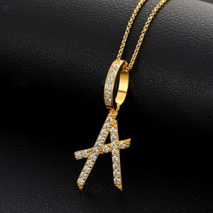 Custom Moissanite Letter <b>Pendant</b> 925 <b>Silver</b> Rhodium Plated Luxury <b>Initial</b> Charms Everyday Wear Jewelry Fashion Rapper <b>Pendant</b> - Product Image 2