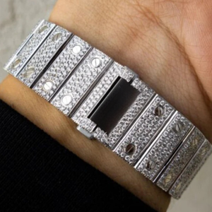 Montre de haute qualité pour homme, style hip-hop, personnalisée, sertie de diamants de laboratoire, montre en diamant VVS, cadeau - Product Image 3