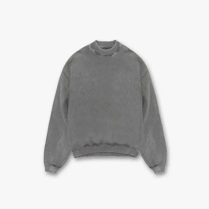 Sudadera Extra Grande de Forro Polar para Hombre, Cuello Redondo Extra Relajado, Interior Cálido y Suave, Ropa Casual de Invierno para la Calle - Product Image 2