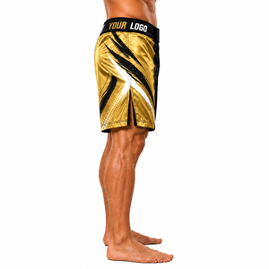 Shorts d'entraînement de combat MMA personnalisés 2026 – Impression par sublimation, extensibles, légers, respirants, 100 % polyester - Product Image 2
