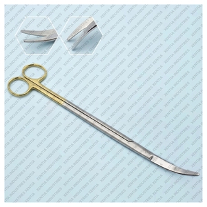 Tijeras Ginecológicas Quirúrgicas Premium TC Parametrium de 10.5 Pulgadas, Tipo Z Angulado, Instrumentos Quirúrgicos de Carburo de Tungsteno - Product Image 6